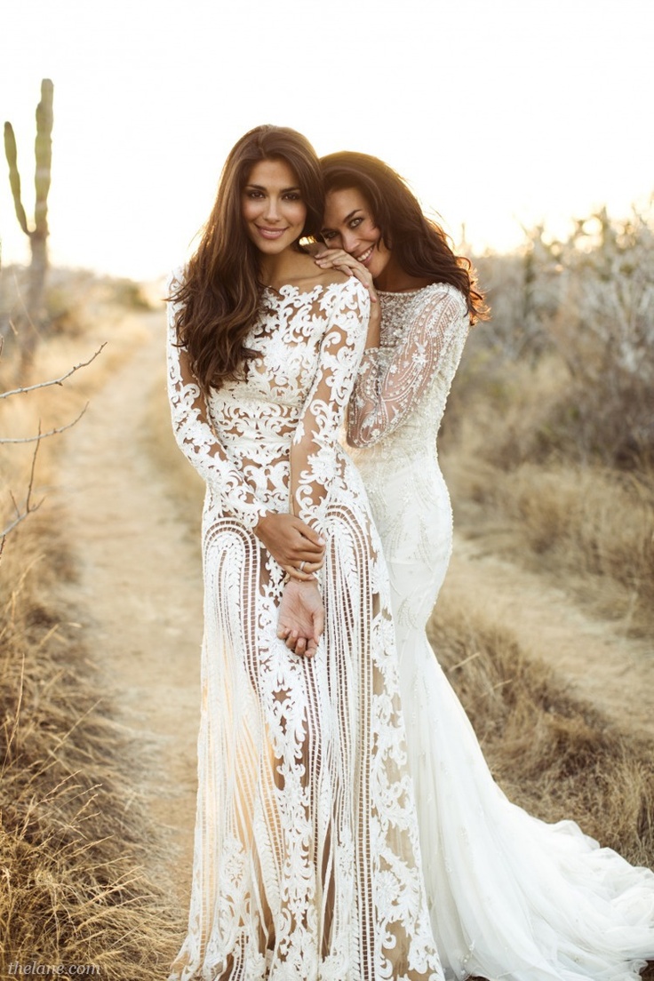 5 beautiful lace wedding dresses