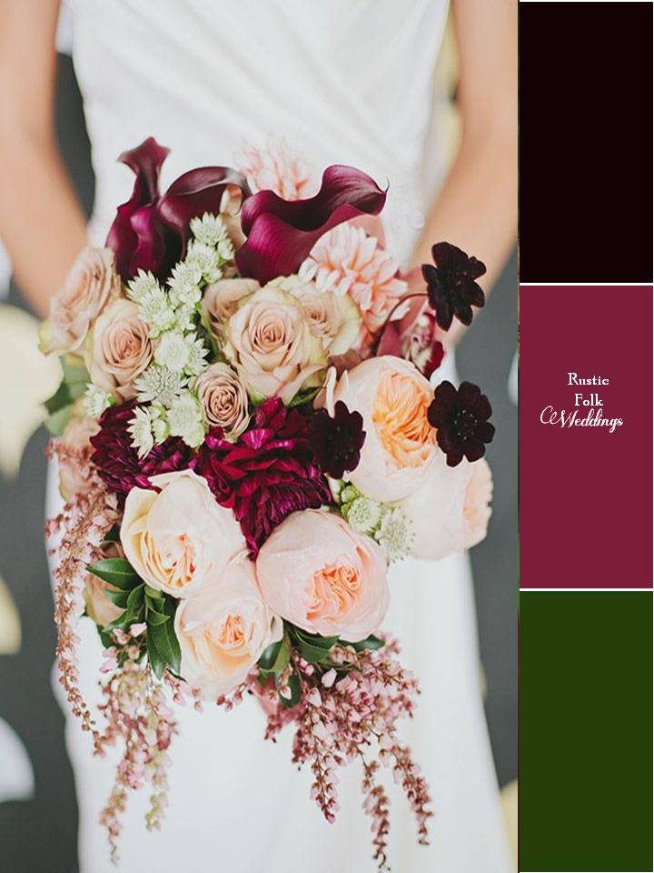 5 Fall Inspired Wedding Color Palettes Rustic Folk Weddings