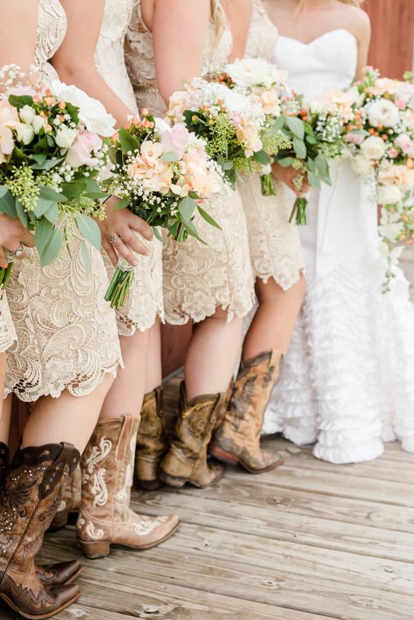 cowboy boots bridesmaids