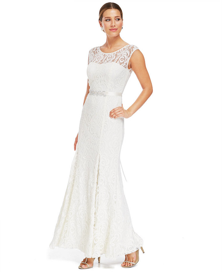 $229 illusion lace wedding dress